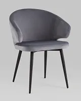 Стул с подлокотниками Codo велюр серый УТ000039137 Stool Group, /, ножки//, размеры - *790***620*570