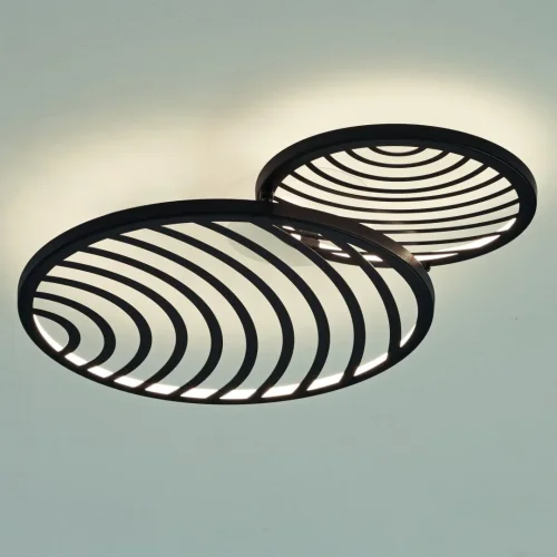 Настенно-потолочный светильник LED Collage 7234 Mantra чёрный 1 лампа, основание чёрное в стиле современный  фото 7