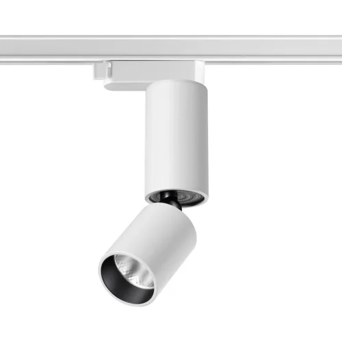 Трековый светильник однофазный LED Tubo 359318 Novotech белый для шинопроводов серии Tubo белый