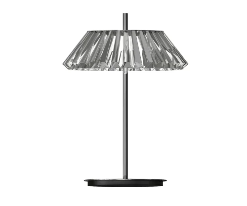 Настольная лампа LED Ивина 07721-T,19(16) Kink Light прозрачная на 1 лампу, основание серое хром металл в стиле современный 