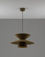 Светильник подвесной LED Mantis V11100-PL Moderli зелёный на 1 лампу, основание зелёное в стиле современный лофт 