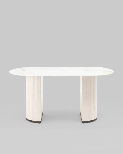 Стол обеденный Opera, 160х90, столешница, белый УТ000038272 Stool Group столешница белая из керамика фото 6