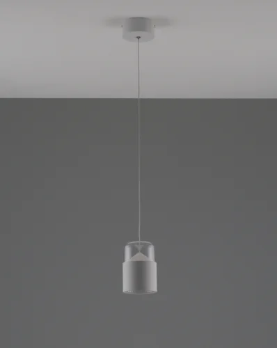Светильник подвесной LED Rinna V10865-PL Moderli прозрачный 1 лампа, основание белое в стиле современный  фото 2