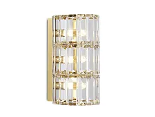 Бра 8483/A gold Newport прозрачный 3 лампы, основание золотое в стиле американский современный классический 