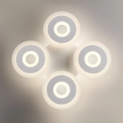 Светильник потолочный LED Vandy 8016/70CL Lumion белый на 1 лампу, основание белое в стиле минимализм фото 5