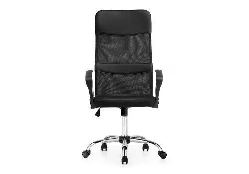 Компьютерное кресло ARANO черное 1487 Woodville, чёрный/ткань искусственная кожа, ножки/металл/хром, размеры - *1320***650*650 фото 5