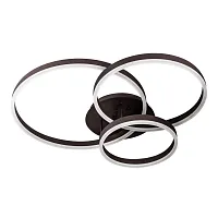 Светильник потолочный LED с пультом 10207/3LED Escada коричневый на 1 лампу, основание коричневое в стиле хай-тек с пультом кольца Светильник потолочный LED с пультом 10207/3LED Escada коричневый на 1 лампу, основание коричневое в стиле хай-тек с пультом кольца