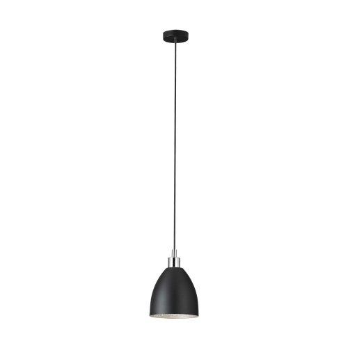 Светильник подвесной Mareperla 39487 Eglo чёрный 1 лампа, основание чёрное в стиле модерн 