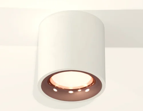 Светильник накладной Techno spot XS7531025 Ambrella light белый 1 лампа, основание белое в стиле хай-тек современный круглый фото 2