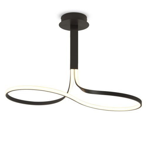 Светильник потолочный LED NUR 5707 Mantra коричневый 1 лампа, основание коричневое в стиле хай-тек модерн 