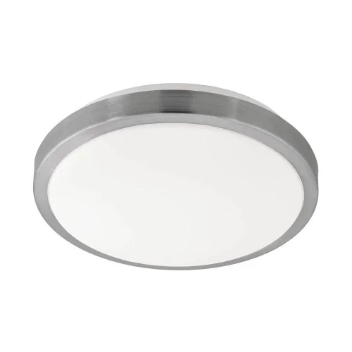 Светильник потолочный LED COMPETA 1 96033 Eglo белый серый никель на 1 лампу, основание белое в стиле минимализм современный 