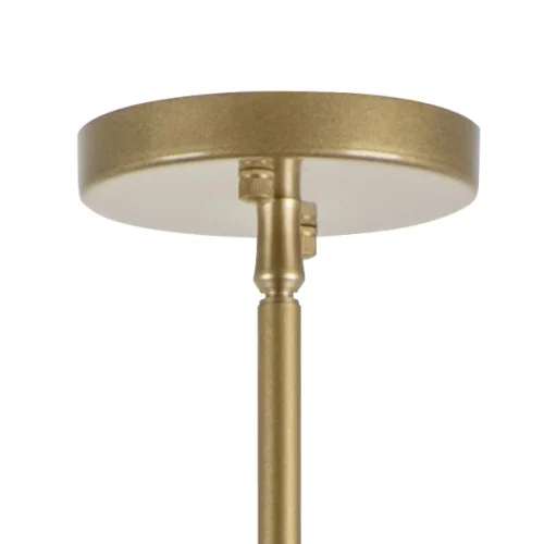 Люстра на штанге Crotone 690103 Lightstar прозрачная на 10 ламп, основание золотое в стиле современный  фото 2