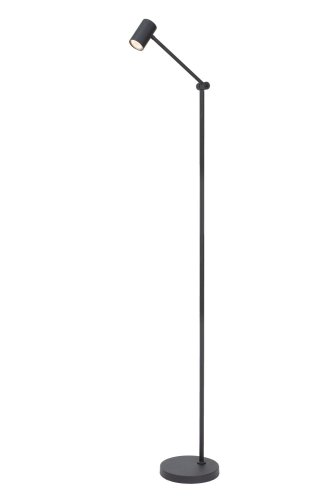 Торшер LED Tipik 36722/03/30 Lucide для чтения чёрный 1 лампа, основание чёрное в стиле современный
