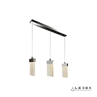 Светильник подвесной LED Pixel C4430-3L CR iLedex прозрачный 1 лампа, основание хром в стиле современный хай-тек 