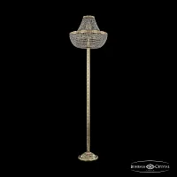 Торшер 19051T6/H/45IV-172 G Bohemia Ivele Crystal sp прозрачный 8 ламп, основание золотое в стиле классический
