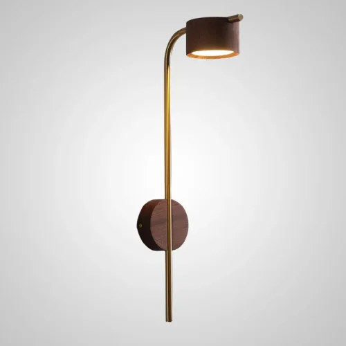 Настенный светильник PATSY H55 Dark brown 208809-23 ImperiumLoft коричневый на 1 лампа, основание латунь в стиле современный  фото 15