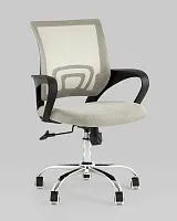 Кресло офисное TopChairs Simple New, серый УТ000037108 Stool Group, серый/ткань, ножки/металл/хром, размеры - 520*1020***560*530