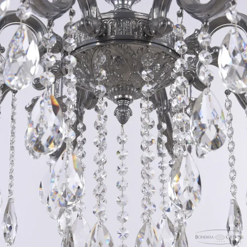 Люстра подвесная AL78101/8/210 B CG Bohemia Ivele Crystal без плафона на 8 ламп, основание никель в стиле классика sp фото 3