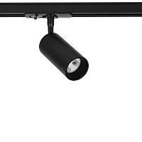 Трековый светильник LED Aero A1345PL-1BK Arte Lamp чёрный для шинопроводов серии Aero чёрный