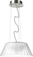 Светильник подвесной LED Napoli 794110 Lightstar прозрачный на 1 лампу, основание коричневое в стиле классический современный 