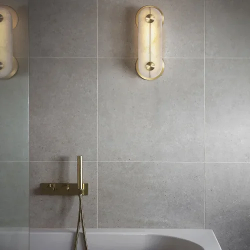 Настенный светильник PHEBE C 211997-26 ImperiumLoft белый на 1 лампу, основание латунь в стиле современный фото 5 Настенный светильник PHEBE C 211997-26 ImperiumLoft белый на 1 лампу, основание латунь в стиле современный фото 5