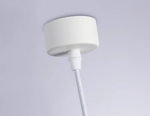Светильник подвесной TN71107 Ambrella light белый 1 лампа, основание белое в стиле хай-тек современный  фото 5