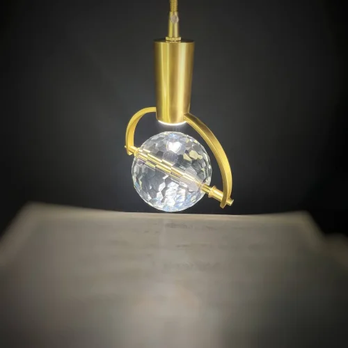 Светильник подвесной GOLF H20 4000К 189716-23 ImperiumLoft прозрачный 1 лампа, основание латунь в стиле арт-деко современный  фото 9