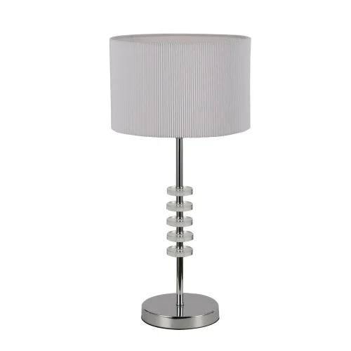 Настольная лампа Tesso 2680-1T Favourite белая 1 лампа, основание хром металл в стиле современный  фото 2