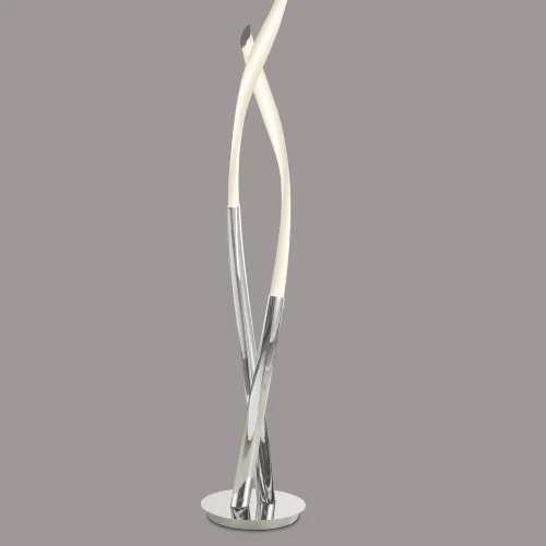 Торшер LED Armonia 6730 Mantra  белый 1 лампа, основание хром в стиле современный хай-тек
 фото 5