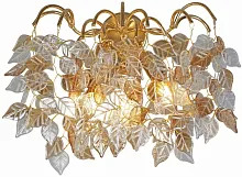 Бра Rochell APL.850.01.03 Aployt прозрачный янтарный 3 лампы, основание золотое в стиле современный 