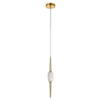Светильник подвесной Sumatra 10412P LOFT IT белый на 1 лампу, основание бронзовое в стиле современный 