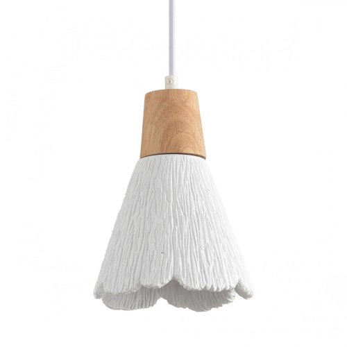 Светильник подвесной Eoliana 8352/1B Lumion белый на 1 лампу, основание белое в стиле скандинавский фото 5