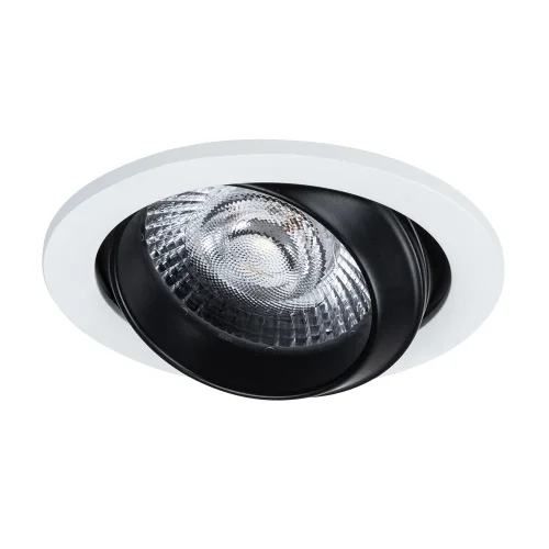 Светильник точечный LED Uva A3318PL-1WH Arte Lamp чёрный белый 1 лампа, основание белое в стиле современный круглый фото 3
