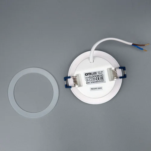 Светильник точечный LED Акви CLD008011 Citilux хром 1 лампа, основание хром в стиле современный  фото 2