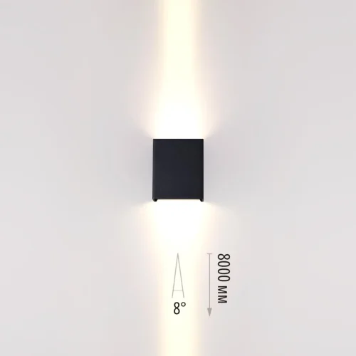 Настенный светильник ЛЕД уличный Эрроу (Arrow) 7188/10WL Odeon Light уличный IP65 чёрный на 1 лампу, плафон чёрный в стиле хай-тек ЛЕД Настенный светильник ЛЕД уличный Эрроу (Arrow) 7188/10WL Odeon Light уличный IP65 чёрный на 1 лампу, плафон чёрный в стиле хай-тек ЛЕД