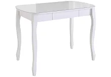Стеклянный стол Экстра 1 белый / белый 454596 Woodville столешница белая из стекло
