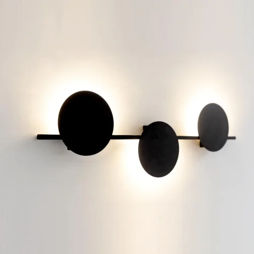 Бра LED Eris 7301 Mantra чёрный на 1 лампа, основание чёрное в стиле современный хай-тек  фото 2