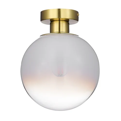 Светильник потолочный Cassius SL1190.202.01 ST-Luce белый 1 лампа, основание золотое в стиле современный шар фото 2