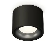 Светильник накладной Techno spot XS7511021 Ambrella light чёрный 1 лампа, основание чёрное в стиле хай-тек современный круглый