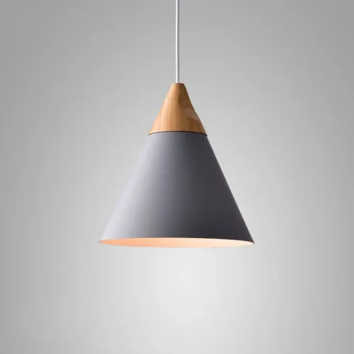 Светильник подвесной XD-B Gray 178214-26 ImperiumLoft серый 1 лампа, основание серое в стиле скандинавский 
