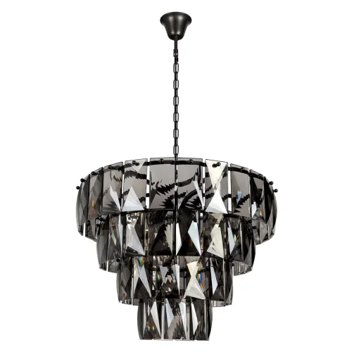 Люстра подвесная Контемпорари / Contemporary 10561/660 Smoke LOFT IT дымчатая на 7 ламп, основание серое в стиле современный Люстра подвесная Контемпорари / Contemporary 10561/660 Smoke LOFT IT дымчатая на 7 ламп, основание серое в стиле современный