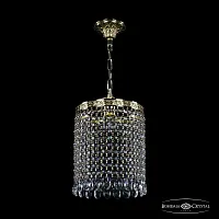 Светильник подвесной 19201/20IV G Bohemia Ivele Crystal прозрачный 1 лампа, основание золотое в стиле классический sp