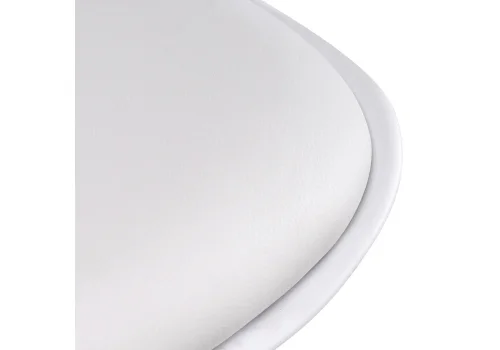 Барный стул Soft white 11878 Woodville, белый/искусственная кожа, ножки/металл/хром, размеры - *1030***380*380 фото 8