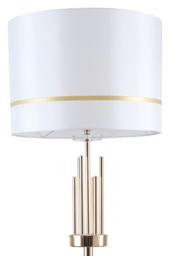 Торшер Chart 1045/03/01F Stilfort  белый 1 лампа, основание золотое в стиле классический
 фото 3