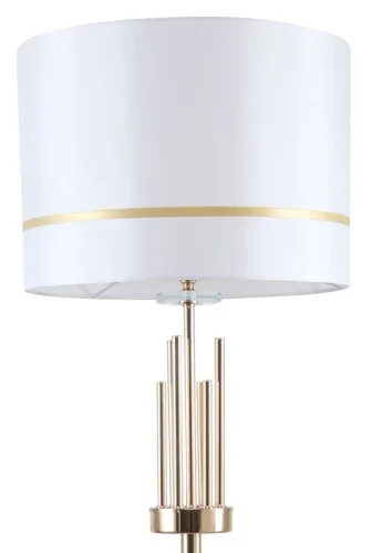 Торшер Chart 1045/03/01F Stilfort  белый 1 лампа, основание золотое в стиле классический
 фото 3