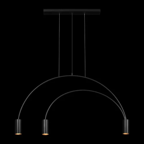 Светильник подвесной Volta 5044-3 LOFT IT чёрный 3 лампы, основание чёрное в стиле современный лофт  фото 2