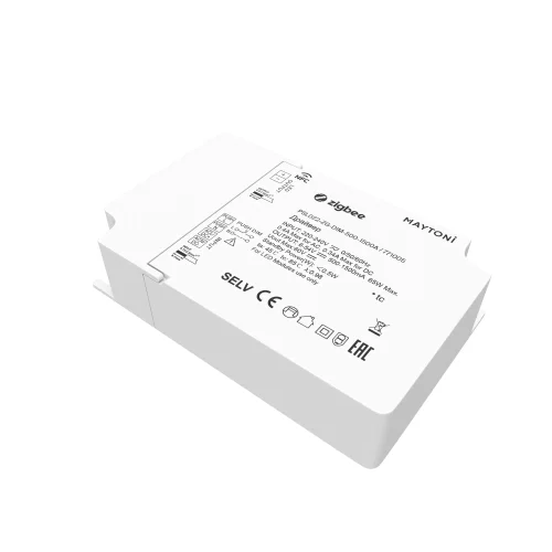 Источник тока Zigbee 500-1500 mA 771005 Maytoni на 1 , основание белое в стиле 