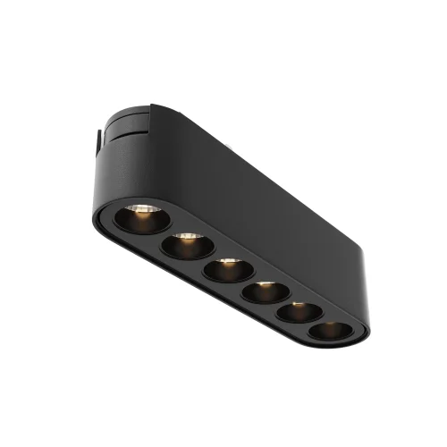 Трековый светильник LED Magnetic track system Radity TR082-1-6W3K-M-B Maytoni чёрный для шинопроводов серии Magnetic track system Radity чёрный