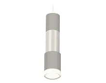 Светильник подвесной XP7423003 Ambrella light серый 1 лампа, основание серое в стиле хай-тек современный трубочки