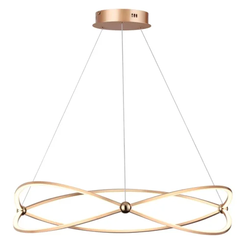 Люстра подвесная LED Lesla 4730/54L Odeon Light золотая на 1 лампу, основание золотое в стиле хай-тек современный фото 3